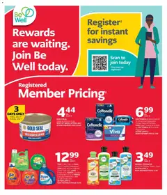 Preview of Rexall weekly flyer / circulaire from shop Rexall valid from Jul 3, 2026 | Page: 2 | Products: Detergent
