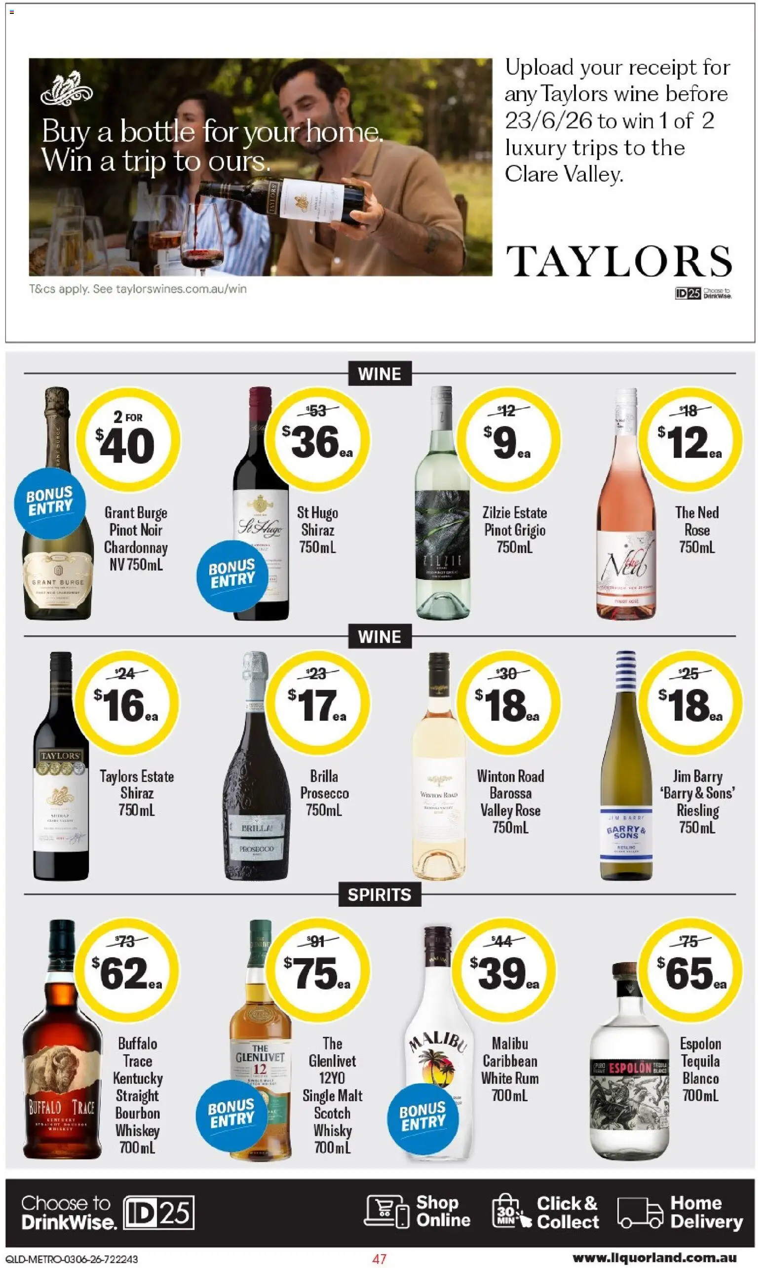 Coles catalogue - valid from 03.06.2026 | Page: 48 | Products: Wine, Bourbon, Whiskey, Scotch
