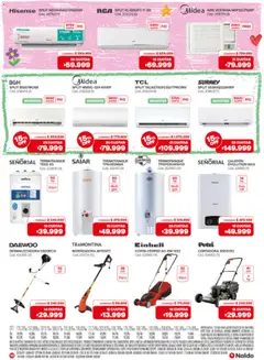 Vista previa Naldo catálogo válido desde el 01/10/2026 | Página: 10 | Productos: Desmalezadora, Termotanque, Bordeadora