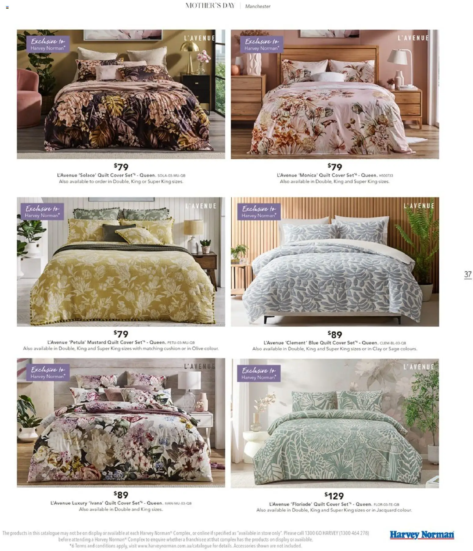 Harvey Norman catalogue - valid from 01.05.2026 | Page: 37 | Products: Cushion, Mustard, Accessories, Clay