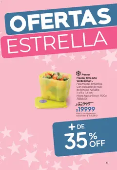 Vista previa Tupperware Folleto válido desde el 28.04.2026 | Página: 62 | Productos: Lima, Freezer