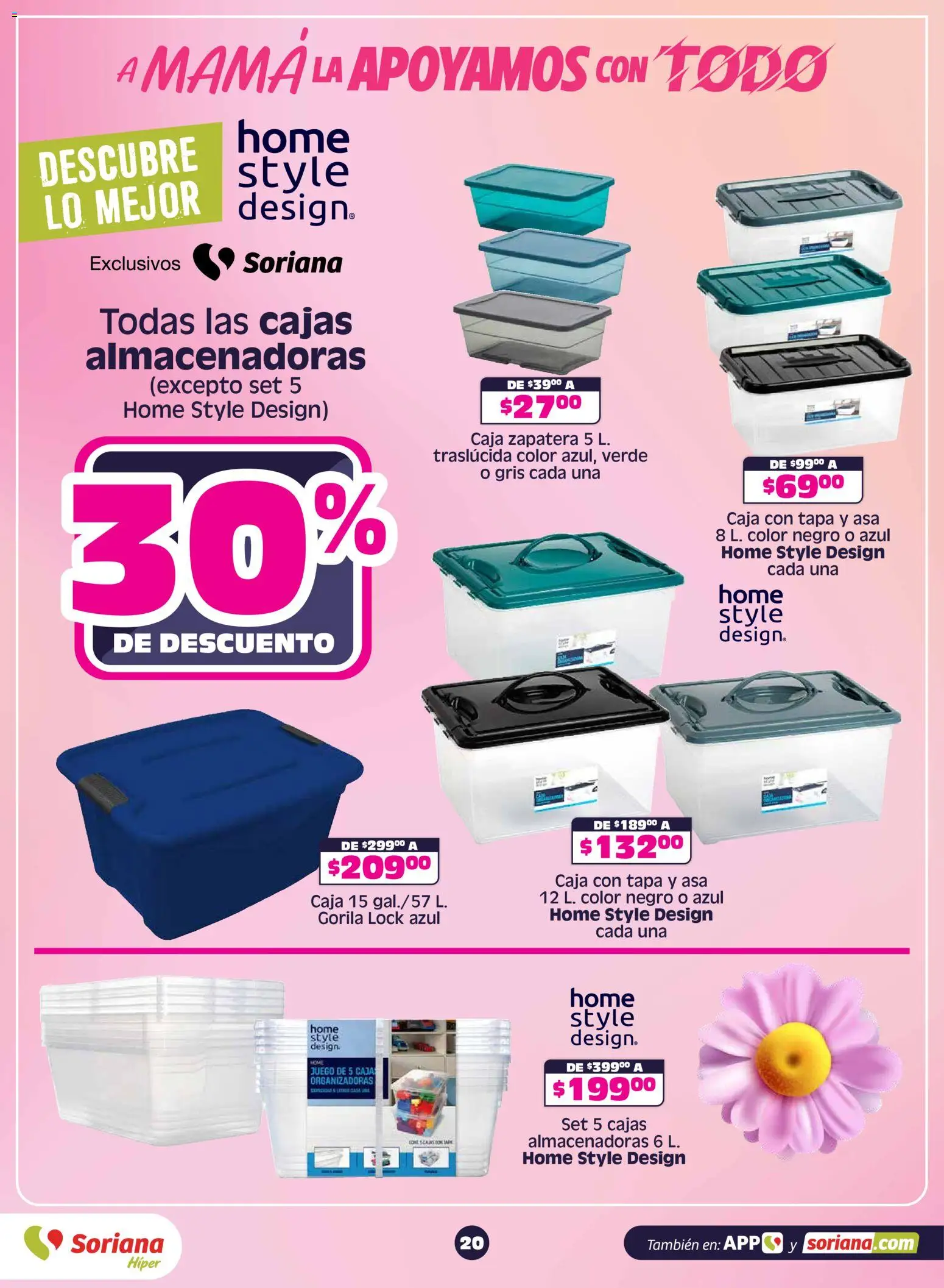 Nuevas ofertas de Soriana válidas en toda la República Mexicana desde el 30.04.2026. ¡Encuentra las mejores ofertas en Soriana A mamá la apoyamos con todo Híper Nacional! | Página: 21 | Productos: Juego, Caja