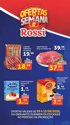 Rossi Supermercados - Ofertas da semana - Pré-Visualização do folheto da loja Rossi Supermercados, válido de 09/09/2026