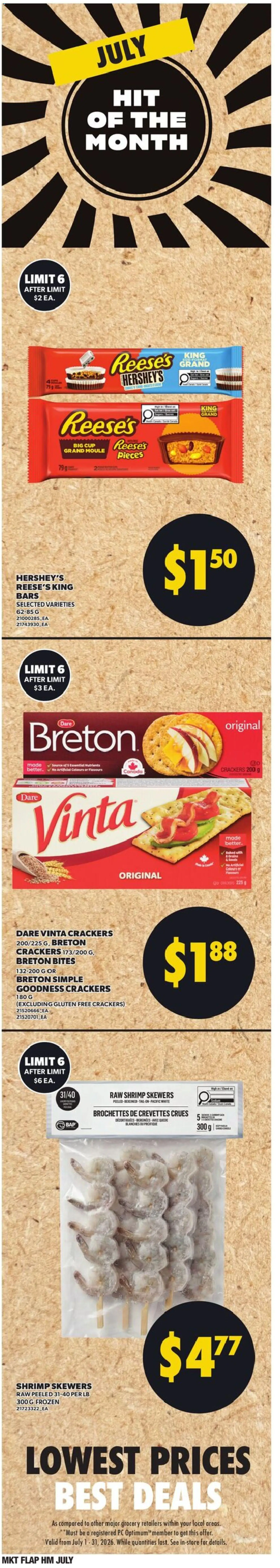 Loblaws flyer valid from Jul 9, 2026 | Page: 6 | Products: PC