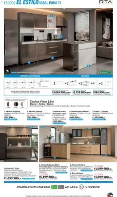 Homecenter catálogo -  Vista previa de la revista de la tienda Homecenter valido desde el 15/07/2026 | Página: 15 | Productos: Alacena, Estufa, Cocina, Mesón
