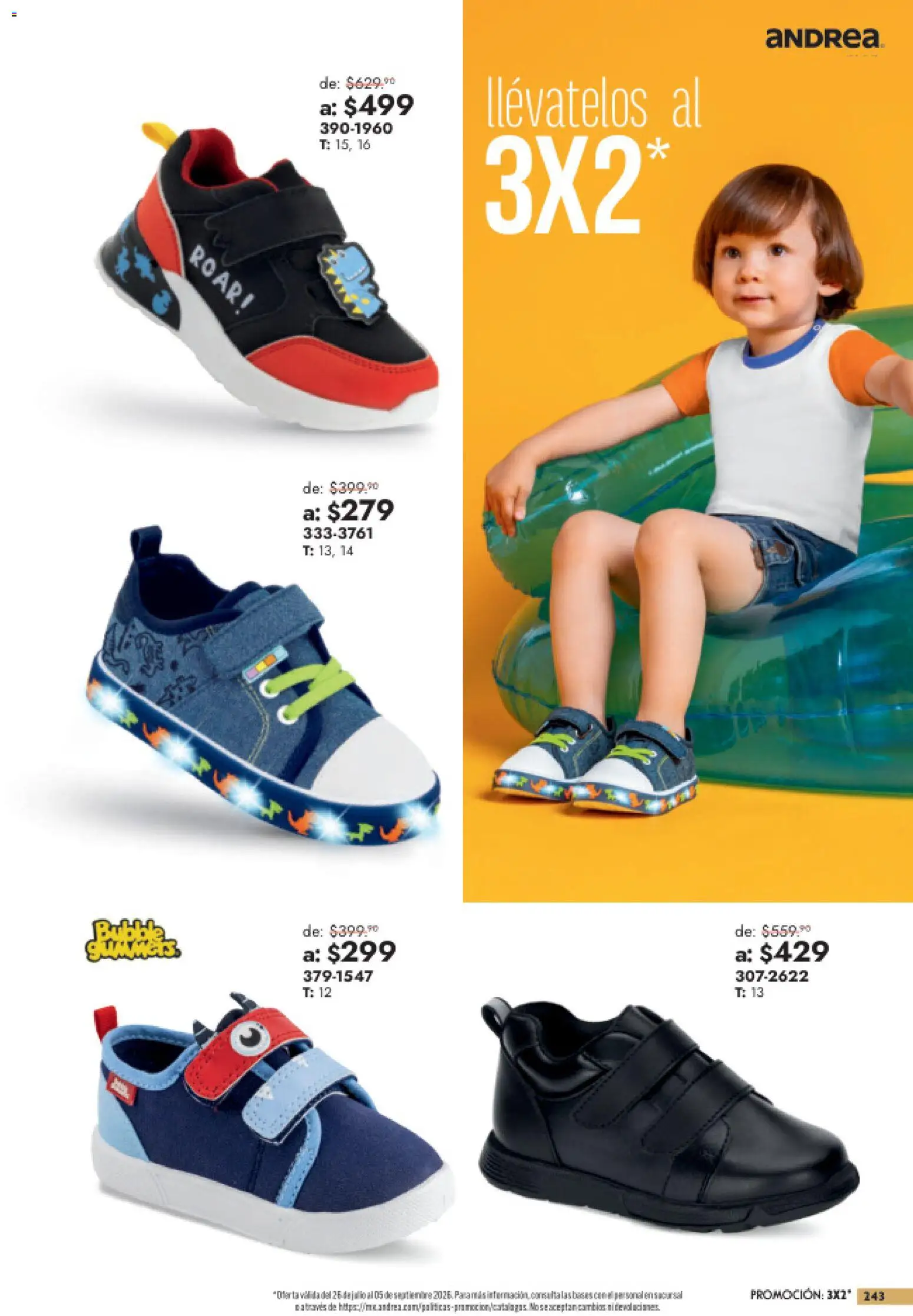 Nuevas ofertas de Andrea válidas en toda la República Mexicana desde el 26/07/2026. ¡Encuentra las mejores ofertas en Andrea catálogo Outlet! | Página: 243