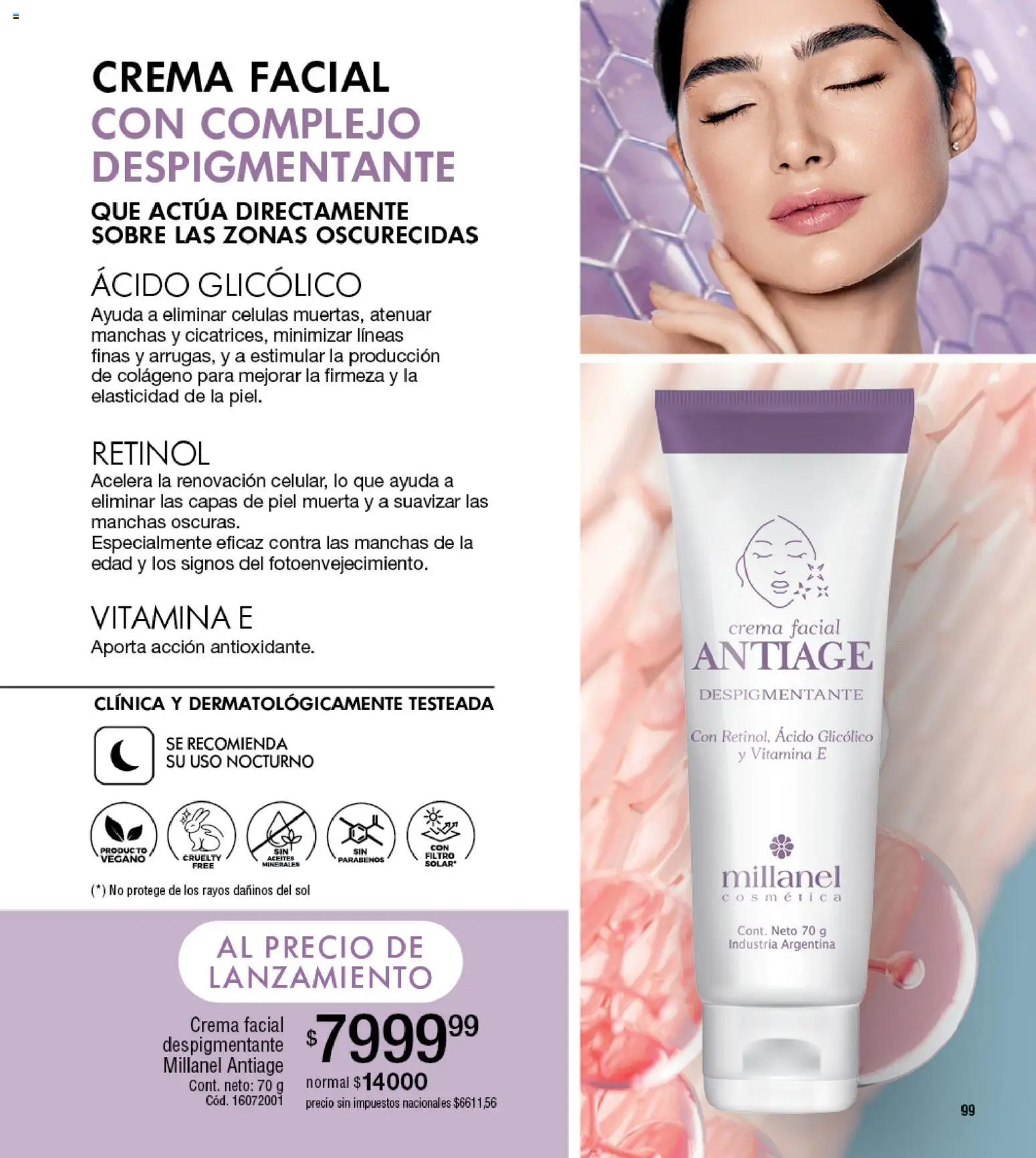 Millanel - Catálogo │ válido desde el 25.05.2026 | Página: 99 | Productos: Sobre, Crema