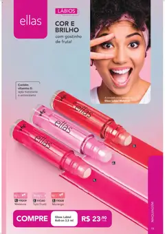 Jequiti - Revista 6/2026 - Pré-Visualização do folheto da loja Jequiti, válido de 23.04.2026 | Página: 15 | Produtos: Melancia, Maquiagem, Gloss labial