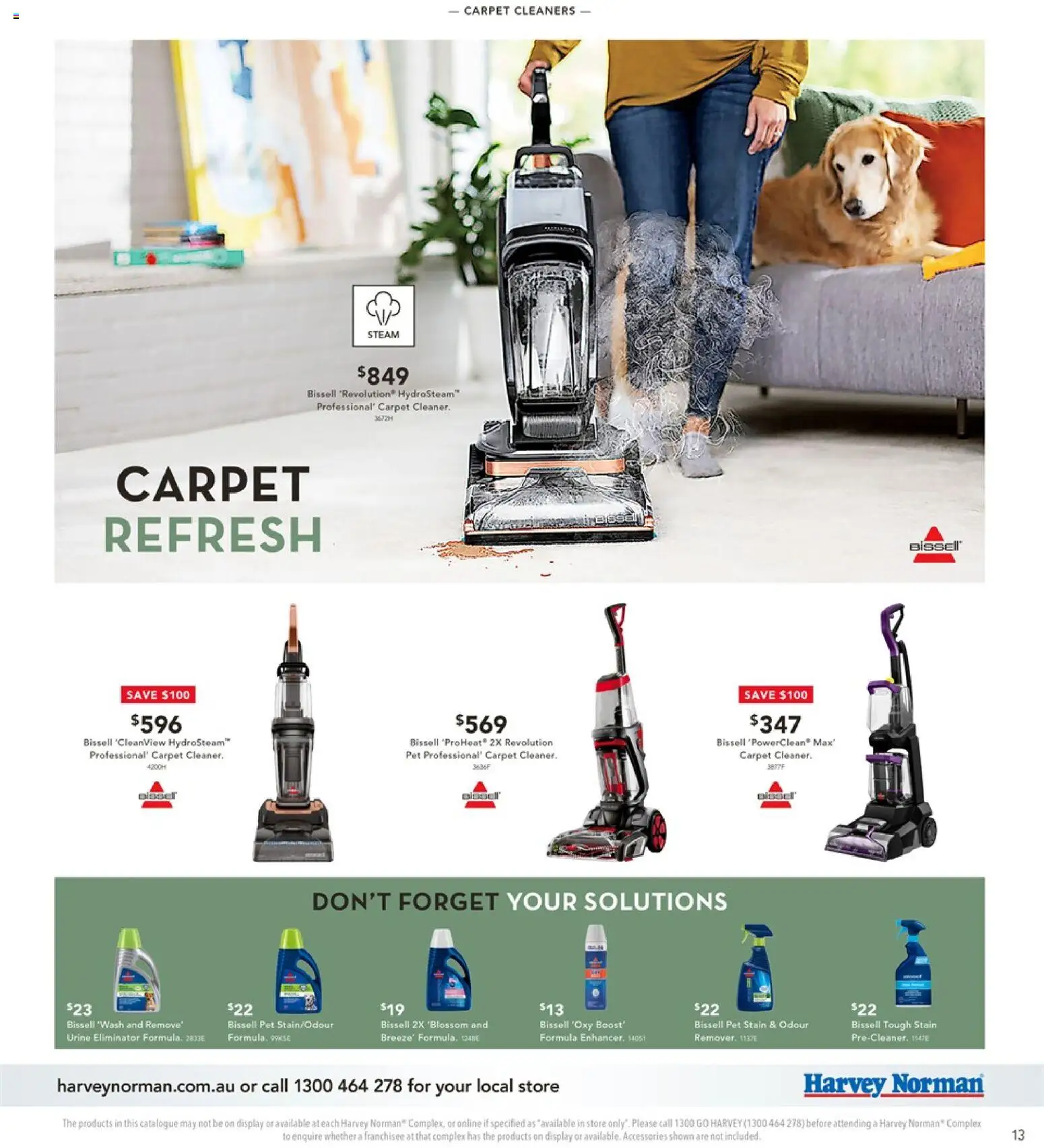 Harvey Norman catalogue - valid from 01/10/2026 | Page: 13 | Products: Carpet, Accessories