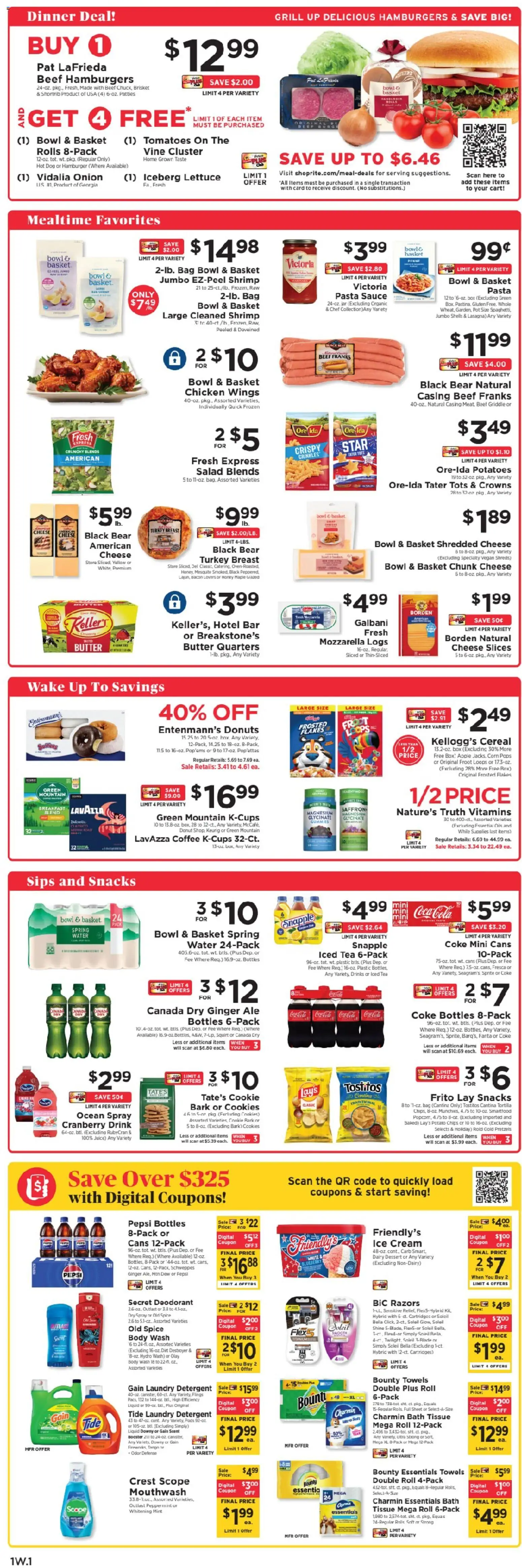 ShopRite Weekly Ad - valid from 07/19/2026 | Page: 2 | Products: Detergent, Flakes, Cereal, Grill