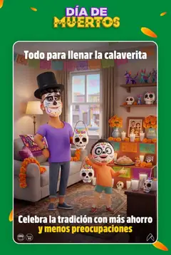 Vista previa de Bodega Aurrerá folleto Todo para llenar la calaverita, nuevo folleto de la tienda, válido en México a partir del 17/09/2026