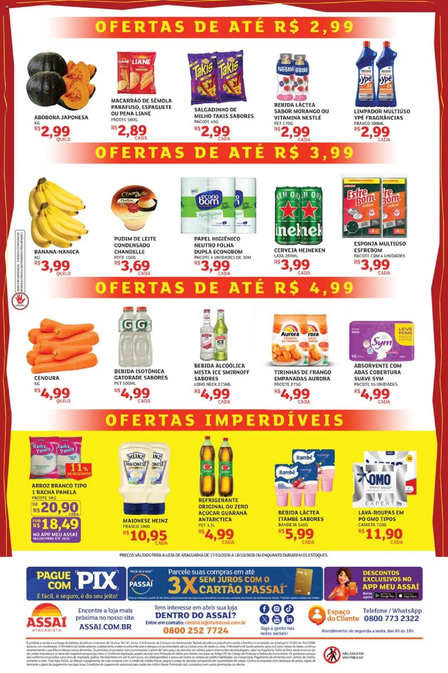 Assaí Atacadista Folheto - válido de 17/10/2026 | Página: 2