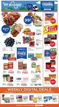 Preview of Kroger weekly ads valid from 08/26/2026