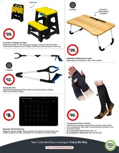 Preview of Coles Best Buys - Better Living - valid from 24.04.2026 | Page: 8 | Products: Table, Phone, Multipurpose, Safe