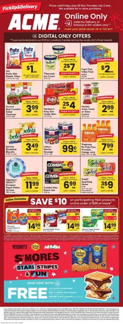 Preview of Acme weekly ads valid from 06/26/2026