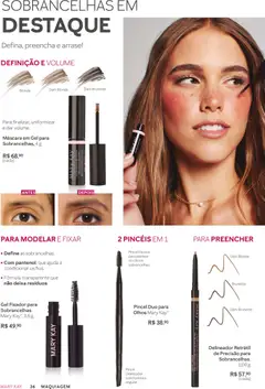 Mary Kay - Catálogo Maio 2026 - Pré-Visualização do folheto da loja Mary Kay, válido de 01.05.2026 | Página: 36 | Produtos: Maquiagem, Pincel, Delineador, Fixador