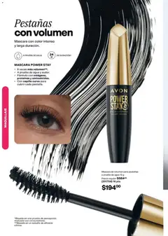 Vista previa de AVON campaña 9 2026, nuevo folleto de la tienda, válido en México a partir del 29.05.2026 | Página: 18 | Productos: Cepillo, Máscara, Agua, Maquillaje