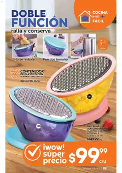 Vista previa de Fuller campaña 10 2026, nuevo folleto de la tienda, válido en México a partir del 19/08/2026 | Página: 191 | Productos: Rallador, Cocina, Contenedor