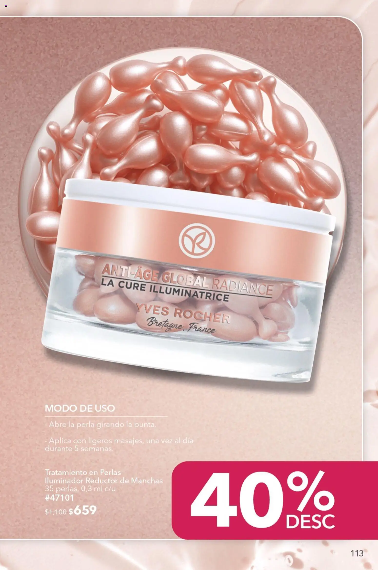 Nuevas ofertas de Yves Rocher válidas en toda la República Mexicana desde el 04/08/2026. ¡Encuentra las mejores ofertas en Yves Rocher campaña 11 2026! | Página: 117 | Productos: Iluminador