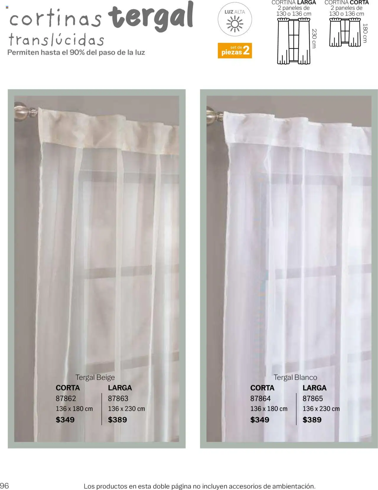 Nuevas ofertas de Vianney válidas en toda la República Mexicana desde el 15/08/2025. ¡Encuentra las mejores ofertas en Vianney - Catálogo Bebé! | Página: 98 | Productos: Cortinas