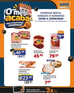 Akki Atacadista - Ofertas da semana - Pré-Visualização do folheto da loja Akki Atacadista, válido de 25/09/2026