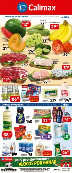 Vista previa de Calimax folleto, nuevo folleto de la tienda, válido en México a partir del 22.05.2026