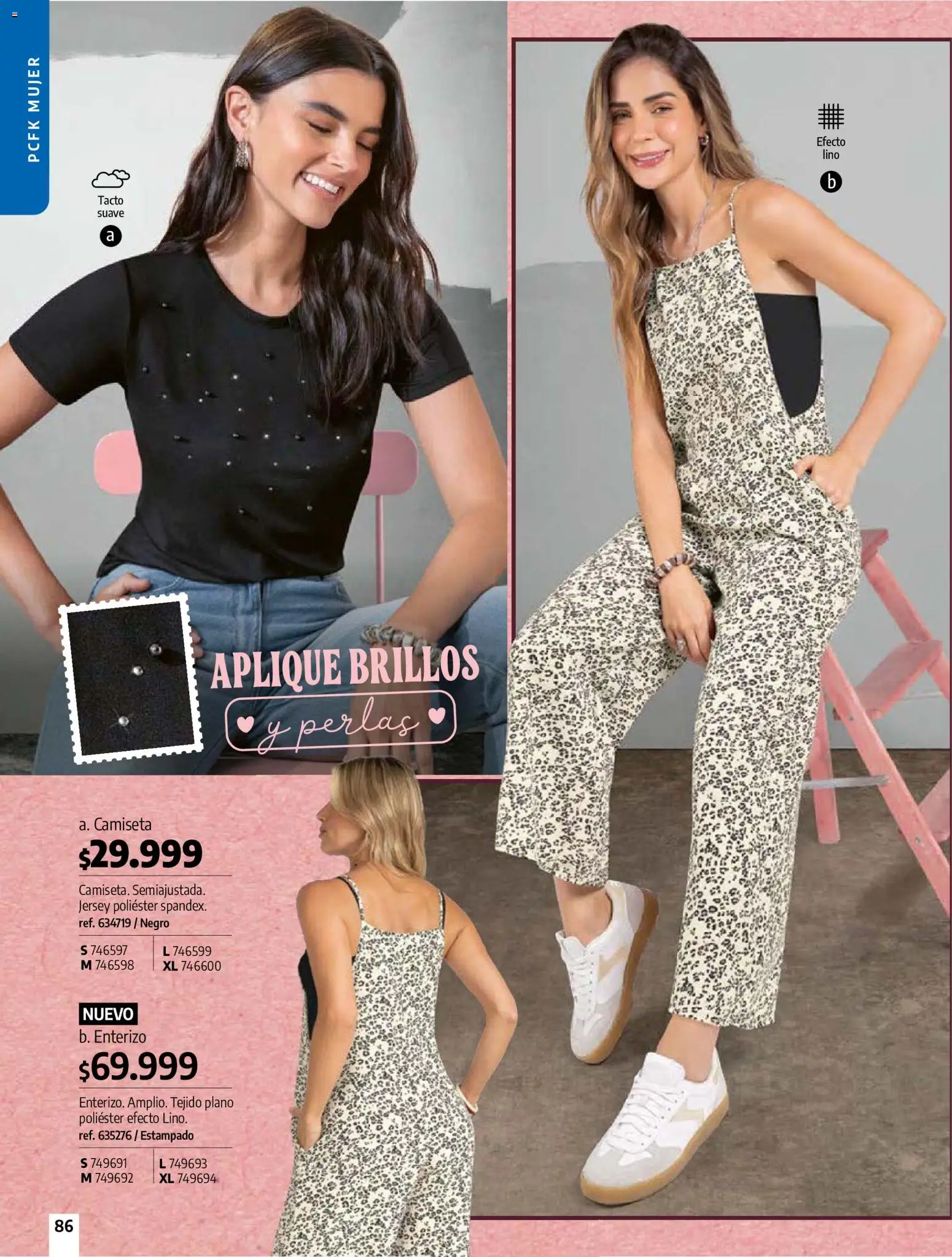 Pacifika revista - valida desde el 21/07/2026 | Página: 85 | Productos: Camiseta, Enterizo