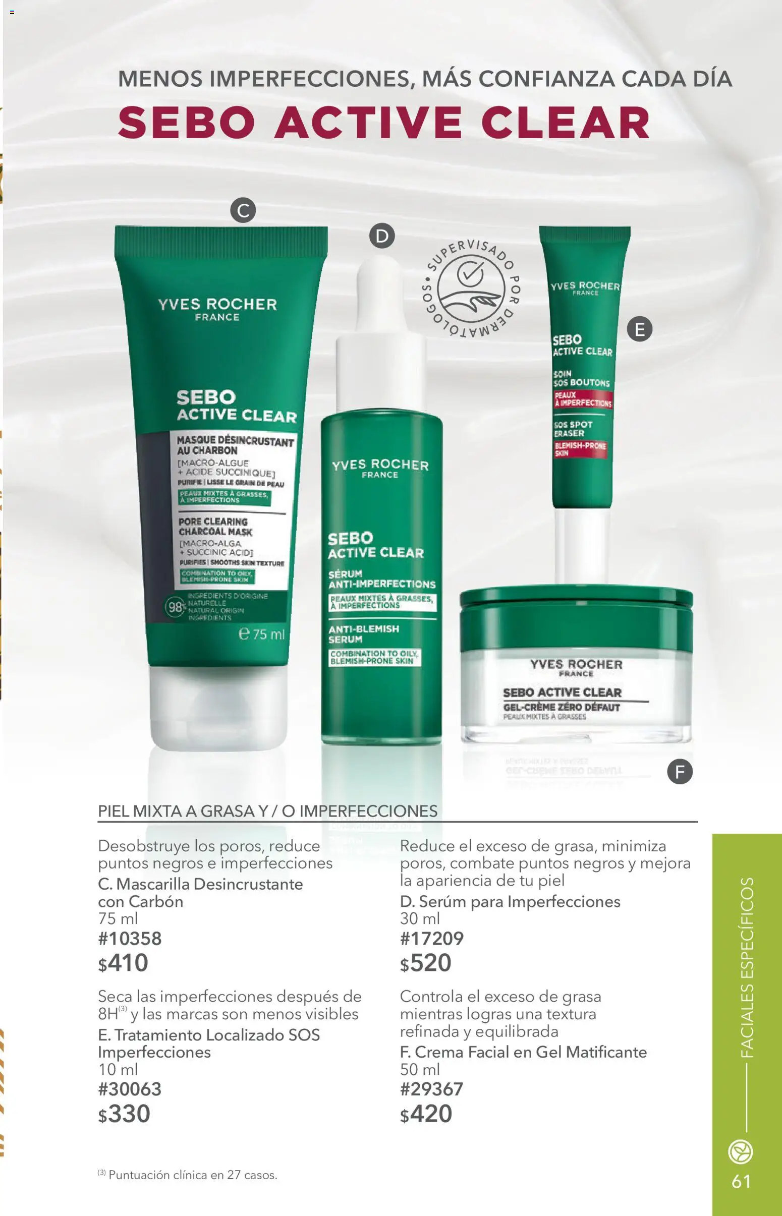 Nuevas ofertas de Yves Rocher válidas en toda la República Mexicana desde el 27/10/2026. ¡Encuentra las mejores ofertas en Yves Rocher campaña 15 2026! | Página: 61