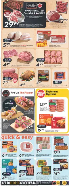 Preview of Safeway weekly flyer / circulaire from shop Safeway valid from 11.06.2026 | Page: 6 | Products: Turkey, Oil, Chicken, Pork