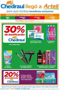 Vista previa de Arteli folleto MiChedraui, nuevo folleto de la tienda, válido en México a partir del 31/07/2026