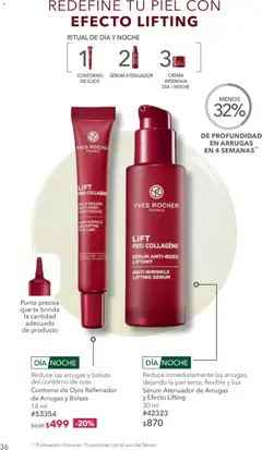 Vista previa de Yves Rocher campaña 10 2026, nuevo folleto de la tienda, válido en México a partir del 14/07/2026 | Página: 36 | Productos: Crema, Contorno, Atenuador, Flexible