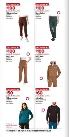 Vista previa de Caterpillar playera manga larga para caballero, playera manga larga para caballero, nuevo folleto de la tienda, válido en México a partir del 24/08/2026 | Página: 14 | Productos: Chamarra, Manga, Sudadera, Pants
