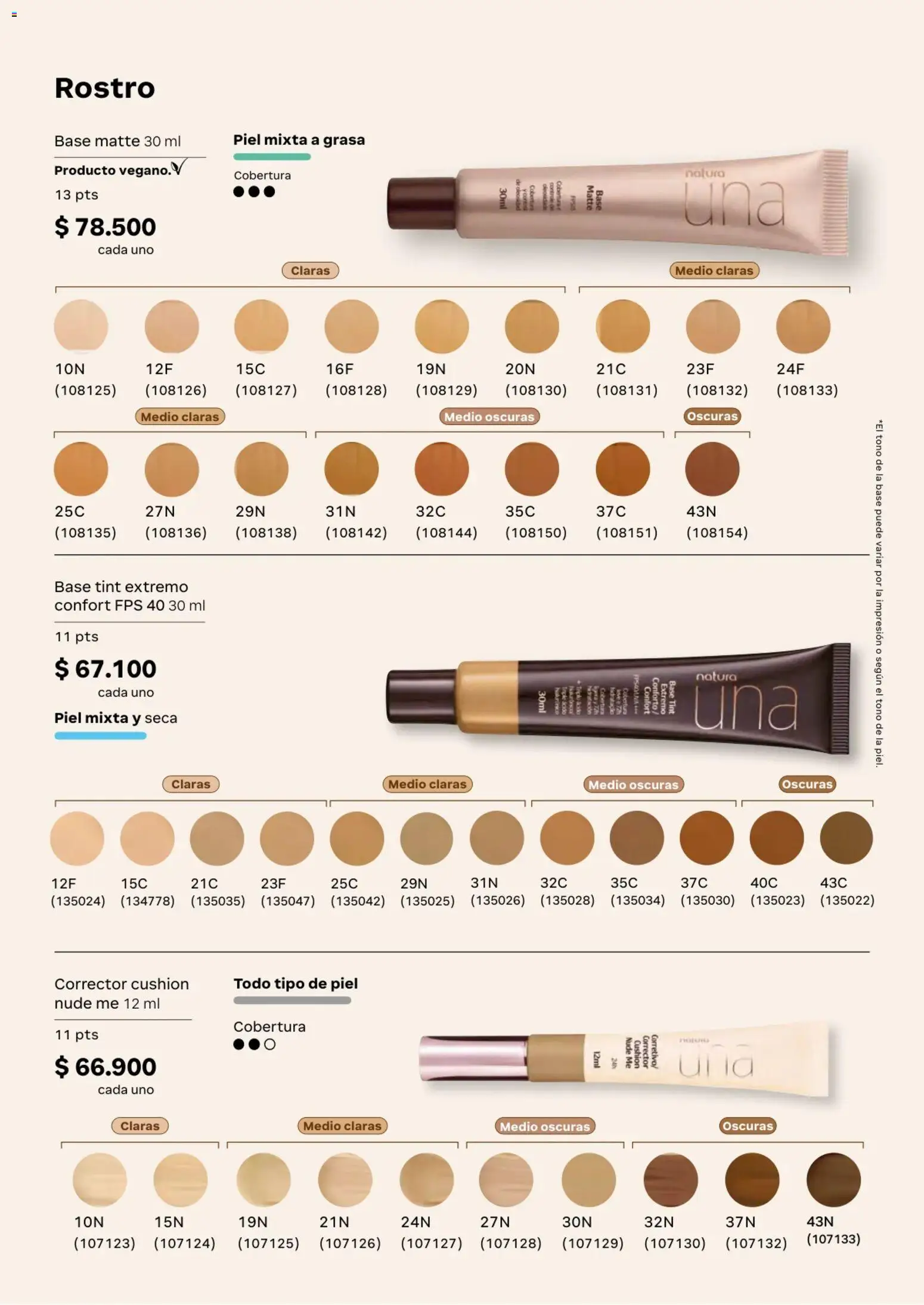 Natura revista - valida desde el 01.04.2026 | Página: 90 | Productos: Corrector
