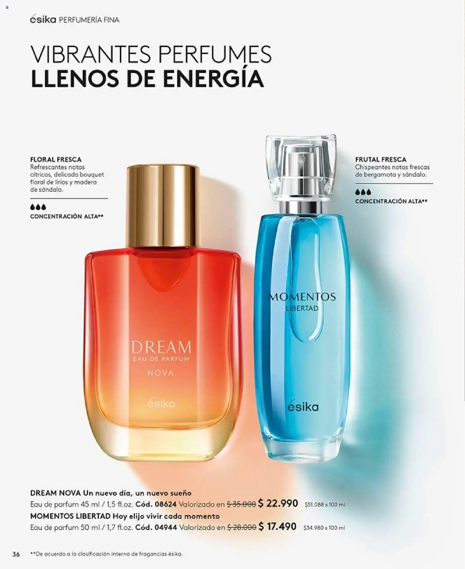 Catálogo Ésika Campaña 13 │ válido desde el 25.07.2026 | Página: 36 | Productos: Perfumes