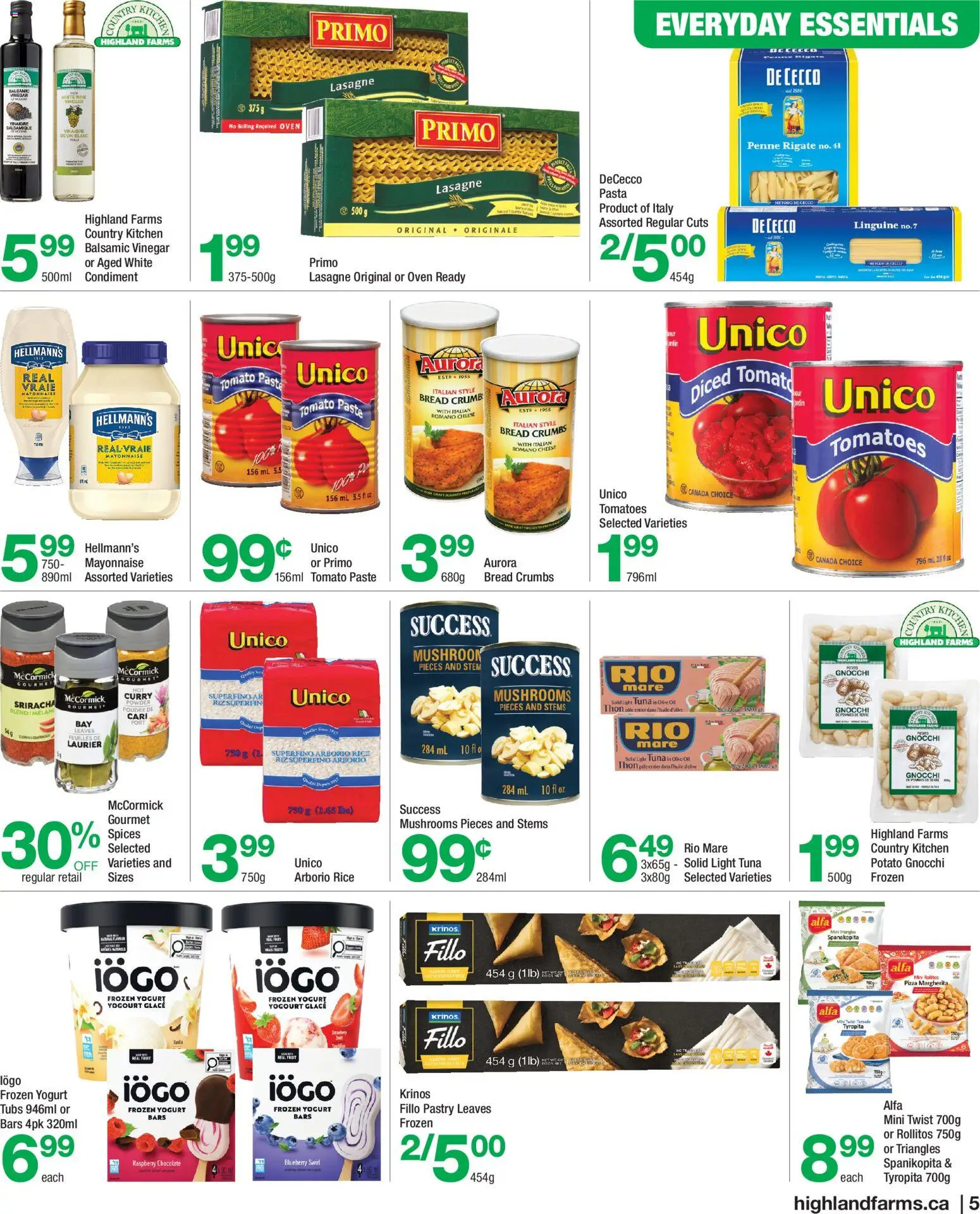 Highland Farms flyer from Mar 26, 2026 > online preview