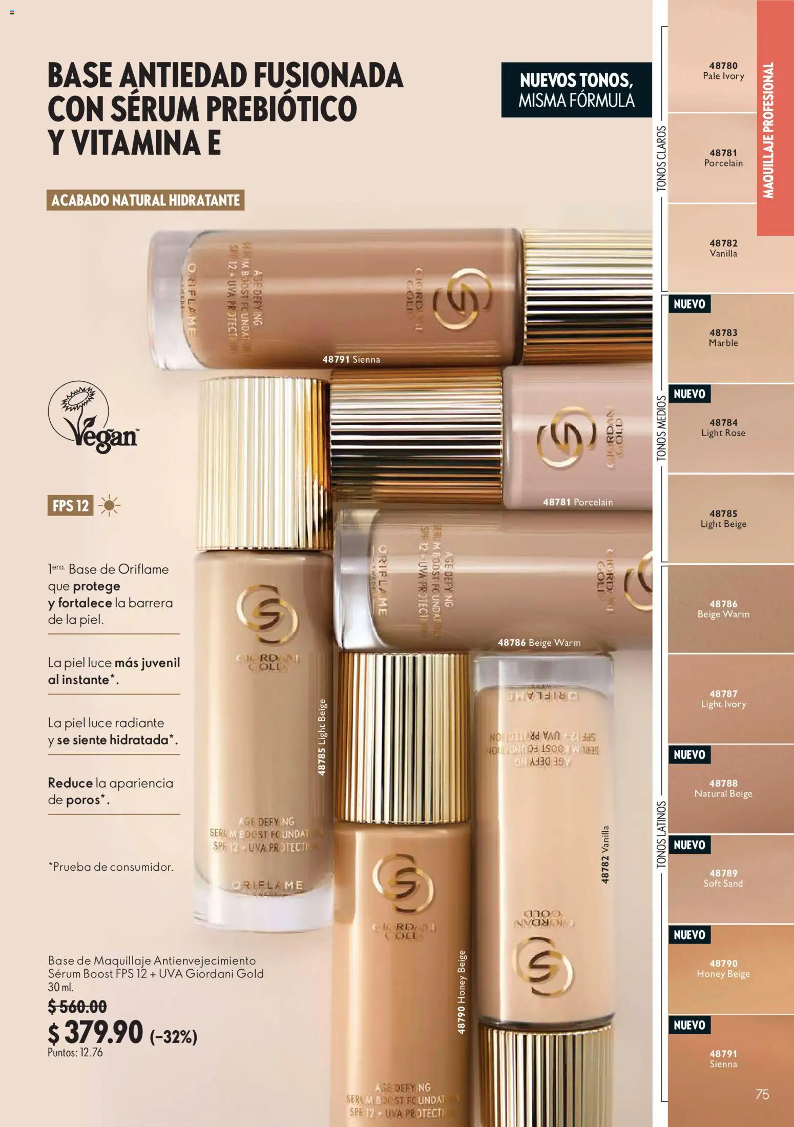 Nuevas ofertas de Oriflame válidas en toda la República Mexicana desde el 03/10/2026. ¡Encuentra las mejores ofertas en Oriflame campaña 14 2026! | Página: 75