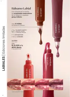 Yanbal catálogo -  Vista previa de la revista de la tienda Yanbal valido desde el 12/09/2026 | Página: 30 | Productos: Bálsamo labial, Bálsamo, Melón