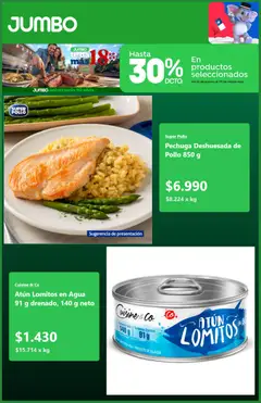 Jumbo Ofertas válido desde el 24.08.2026 | Página: 5 | Productos: Atún, Agua, Pollo