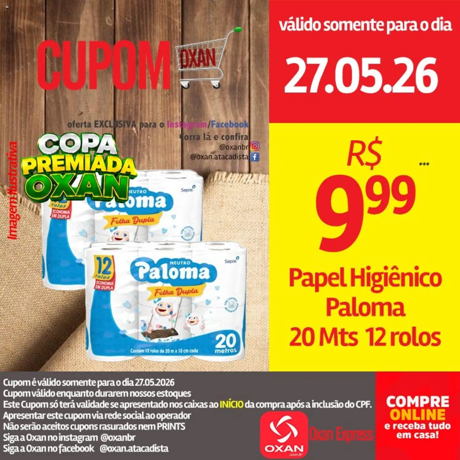 Oxan Atacadista Folheto - válido de 27.05.2026 | Página: 13 | Produtos: Copa, Papel higiênico
