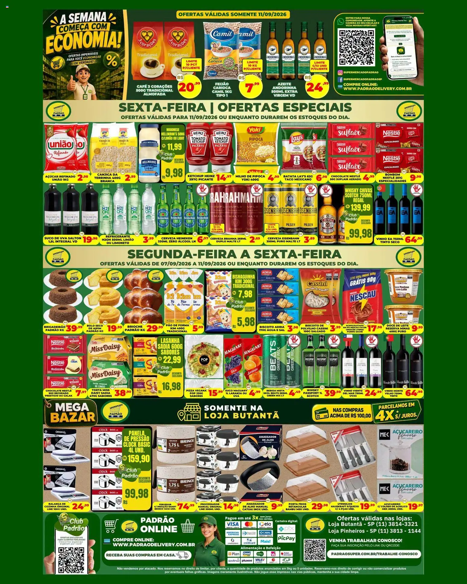 Supermercado Padrão Folheto - válido de 07/09/2026 | Página: 2 | Produtos: Alho, Nescau, Balança, Cerveja