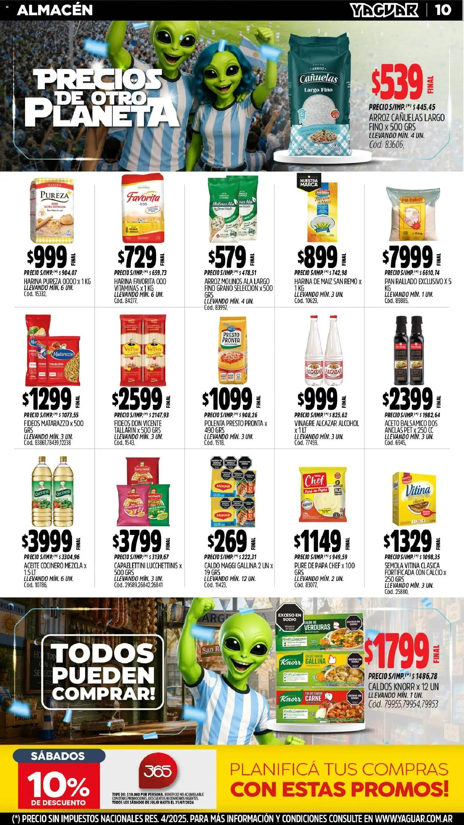 Yaguar - Oferta Semanal Parque Chacabuco │ válido desde el 29/06/2026 | Página: 11 | Productos: Papa, Maiz, Queso, Arroz