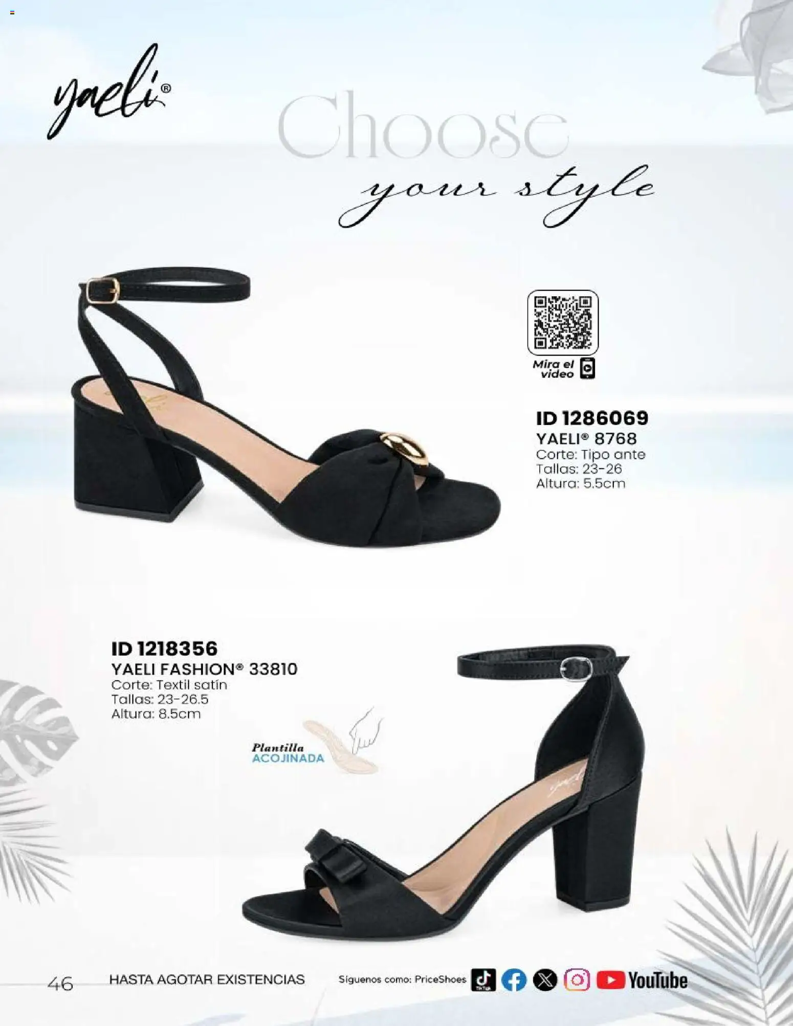 Nuevas ofertas de Price Shoes válidas en toda la República Mexicana desde el 23.04.2026. ¡Encuentra las mejores ofertas en Price Shoes catálogo Sandalias Fiesta & Vestir! | Página: 46 | Productos: Video