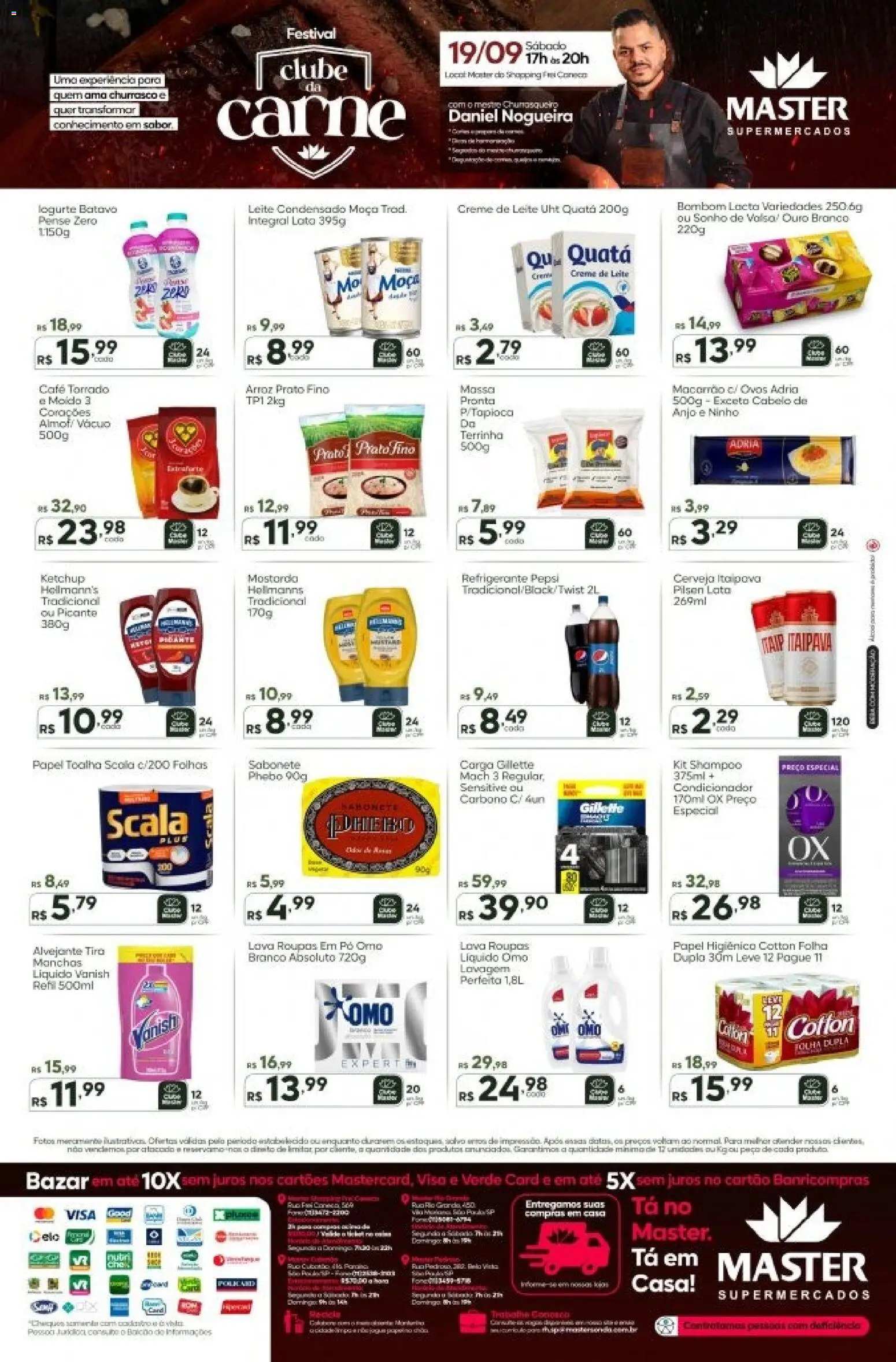 Master Folheto - válido de 31/08/2026 | Página: 2 | Produtos: Alvejante, Cerveja, Arroz, Refrigerante