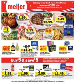 Preview of Meijer weekly ads valid from 13.05.2026