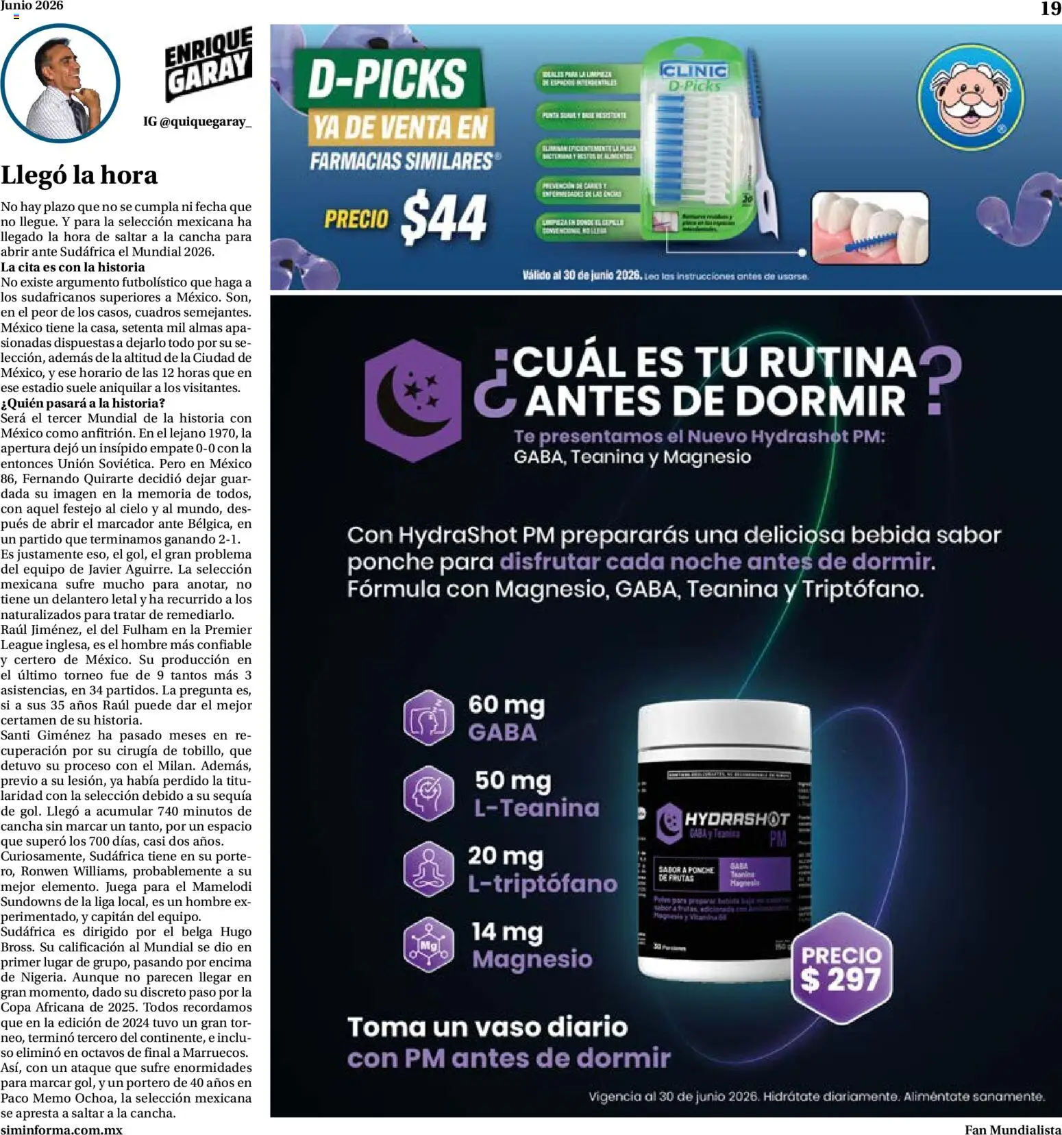 Nuevas ofertas de Farmacias Similares válidas en toda la República Mexicana desde el 01.06.2026. ¡Encuentra las mejores ofertas en Farmacias Similares catálogo! | Página: 19