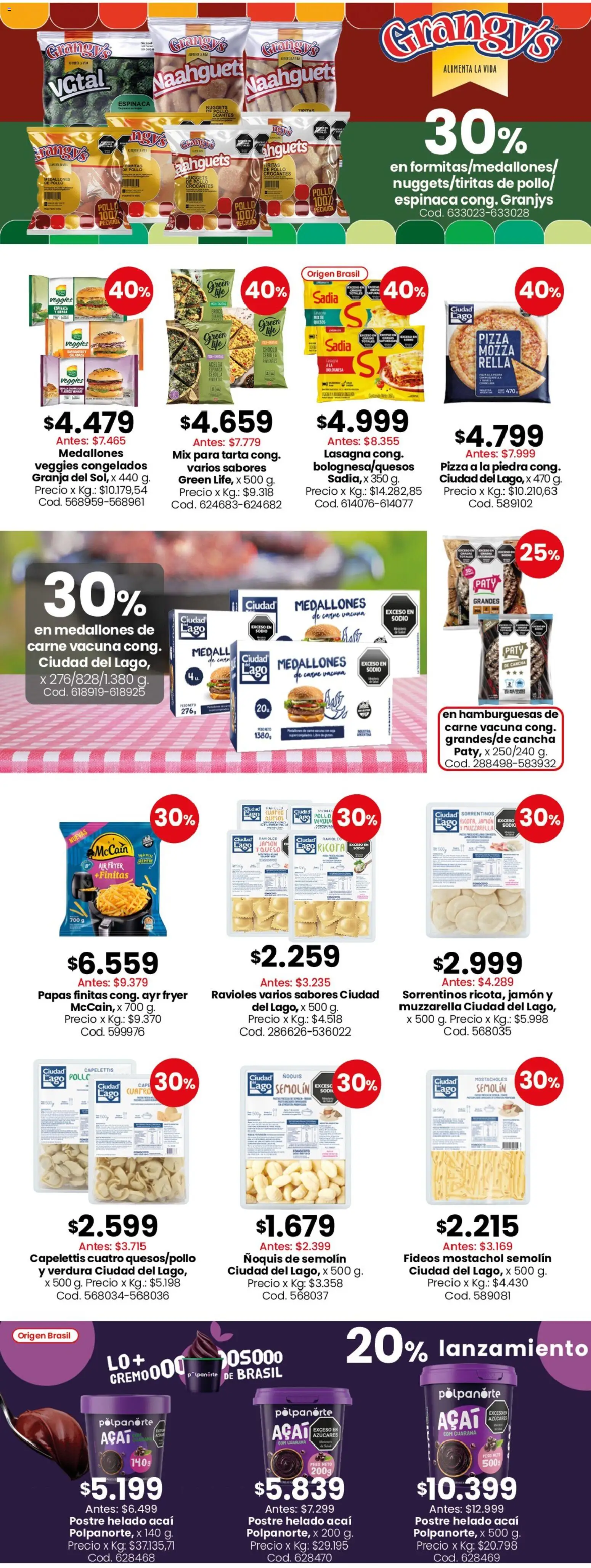 Coto - Ofertas │ válido desde el 17/08/2026 | Página: 8 | Productos: Peso, Muzzarella, Pizza, Ñoquis