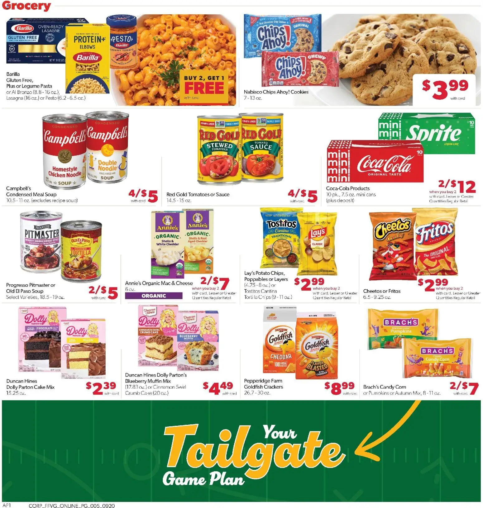 Family Fare Weekly Ad - valid from 09/20/2026 | Page: 9 | Products: Tomatoes, Protein, Cookies, Chocolate Chip