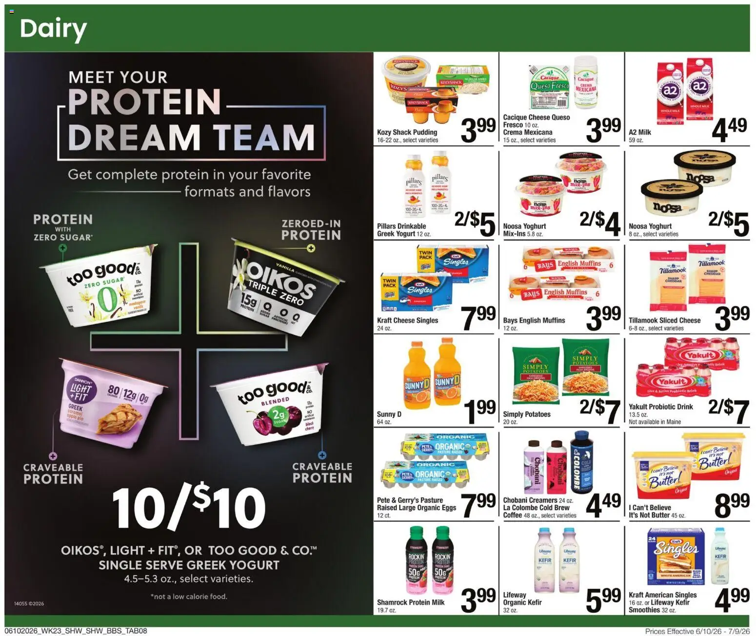Star Market Big Book of Savings - valid from 10.06.2026 | Page: 9 | Products: Butter, Yogurt, Eggs, Sugar