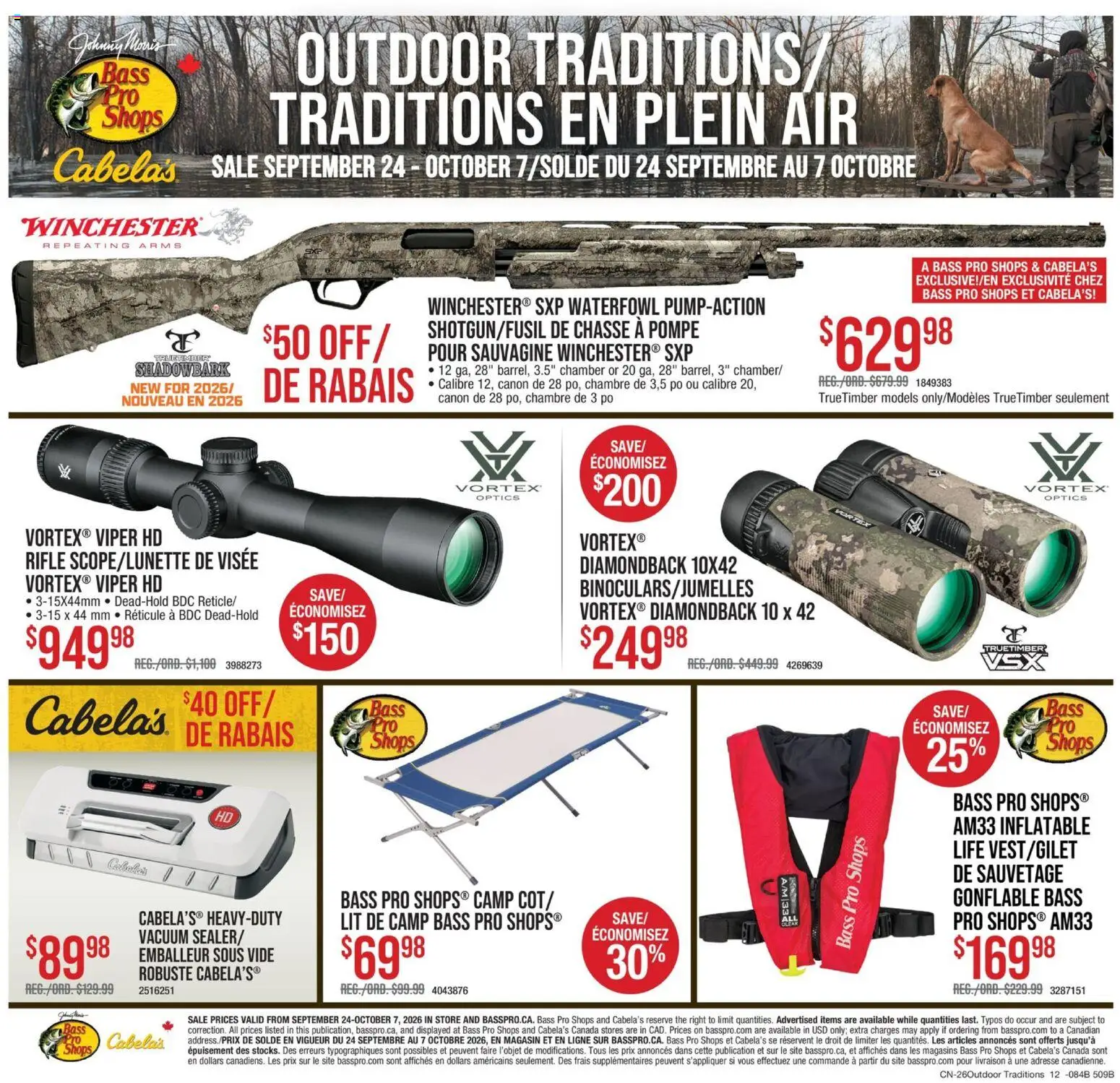 Cabelas flyer valid from Sep 24, 2026 | Page: 12