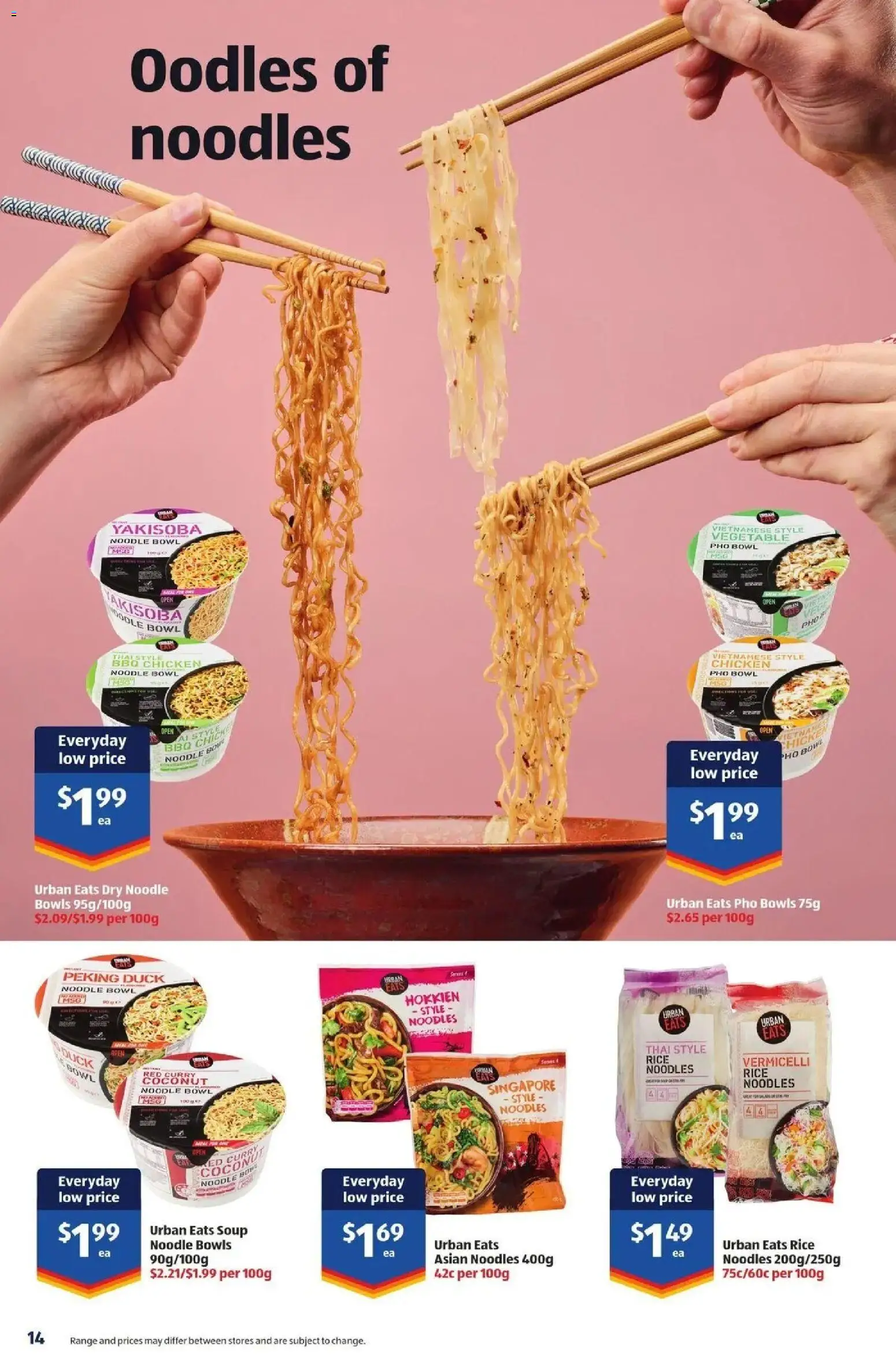 Aldi catalogue - valid from 01/07/2026 | Page: 14 | Products: Duck, Chicken, Rice, Noodles